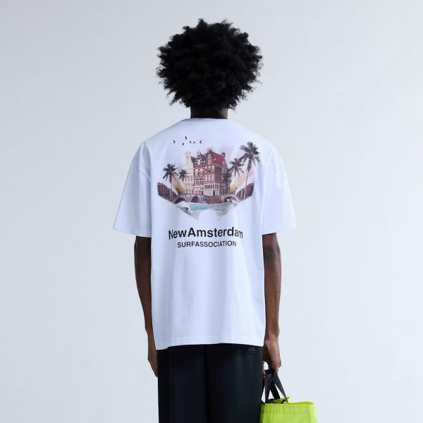 New Amsterdam Surf Association Tropical T-shirt Wit
