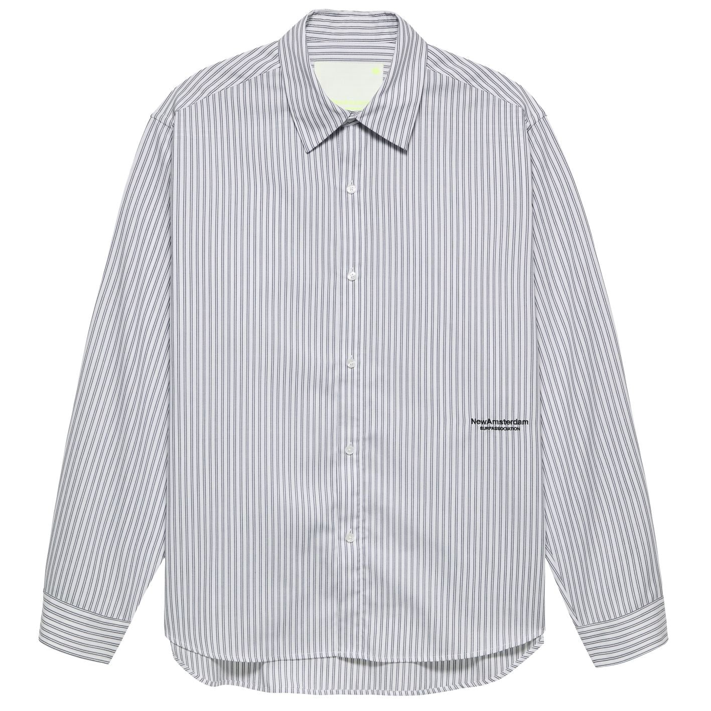 New Amsterdam Surf Association Beach Overhemd Zwart/Wit
