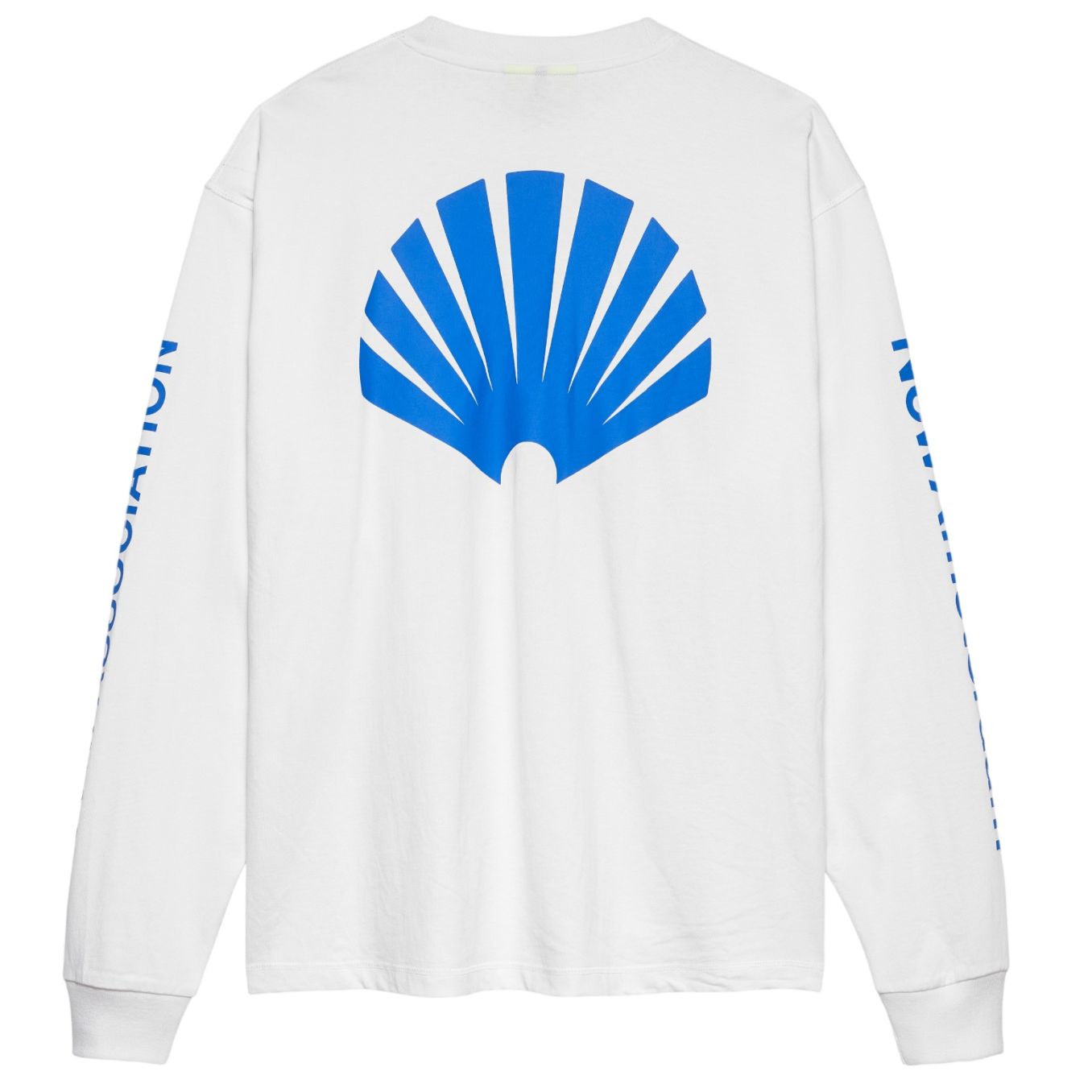 New Amsterdam Surf Association Logo Longsleeve T-shirt Wit/Blauw