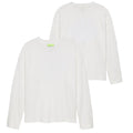 New Amsterdam Surf Association Logo Longsleeve Waffle T-shirt Wit