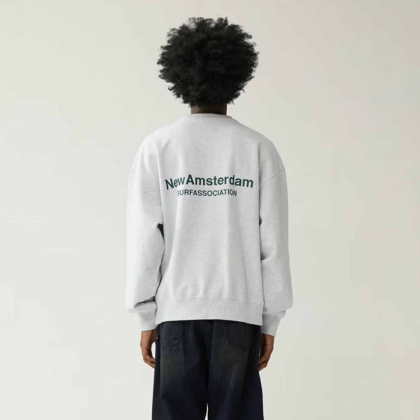 New Amsterdam Surf Association Logo Sweater Grijs
