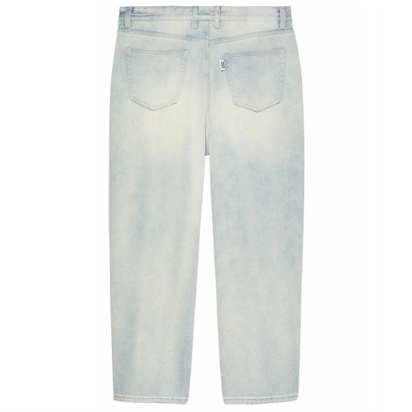 New Amsterdam Surf Association 252 Bleached Jeans Blauw