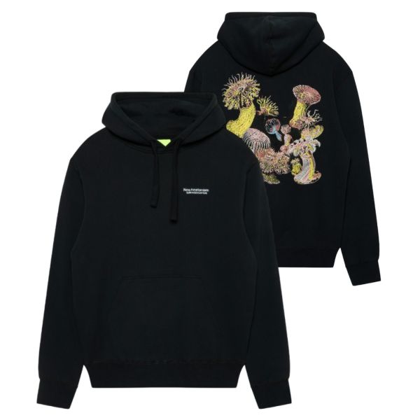 New Amsterdam Surf Association Anemone Hoodie Zwart