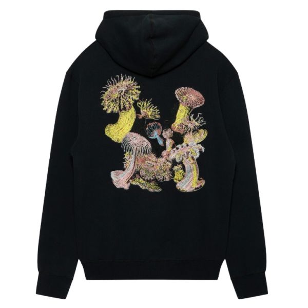 New Amsterdam Surf Association Anemone Hoodie Zwart