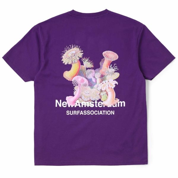 New Amsterdam Surf Association Anemone T-shirt Paars
