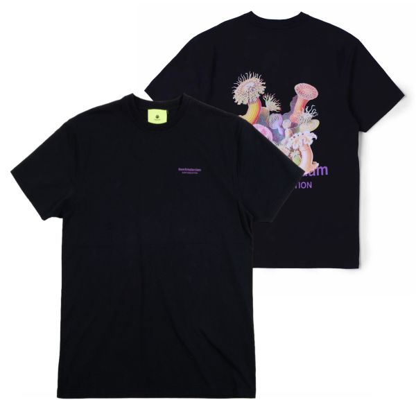 New Amsterdam Surf Association Anemone T-shirt Zwart