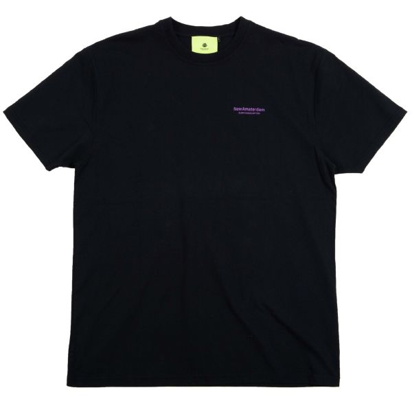 New Amsterdam Surf Association Anemone T-shirt Zwart