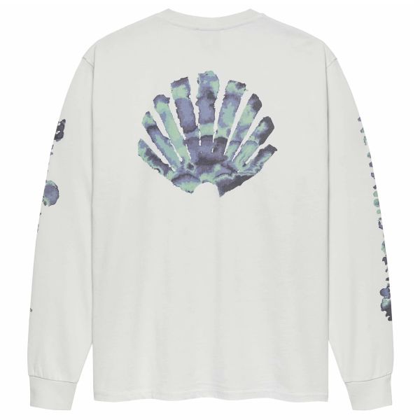 New Amsterdam Surf Association Aquarelle Logo Longsleeve T-shirt Wit