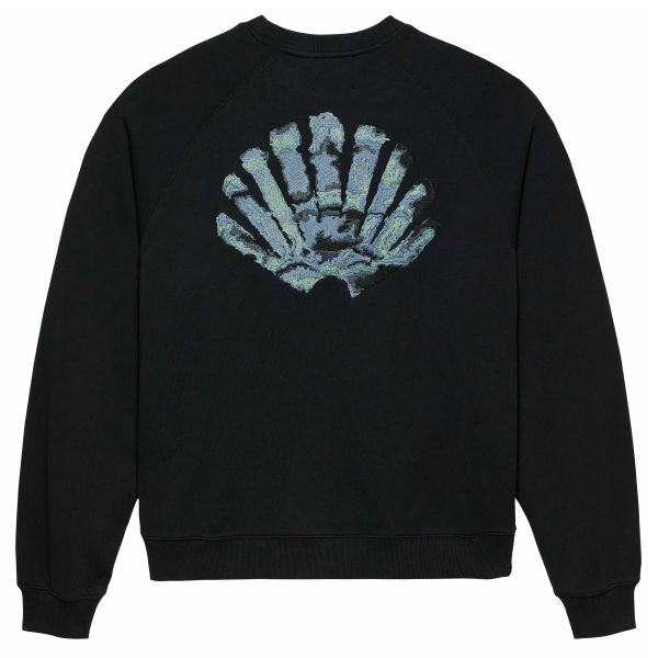 New Amsterdam Surf Association Aquarelle Logo Sweater Zwart