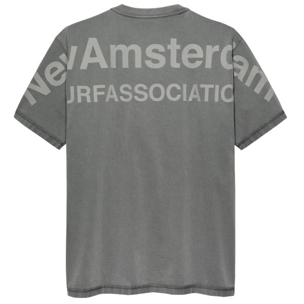 New Amsterdam Surf Association Big Logo T-shirt Grijs