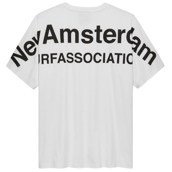 New Amsterdam Surf Association Big Name T-shirt Wit