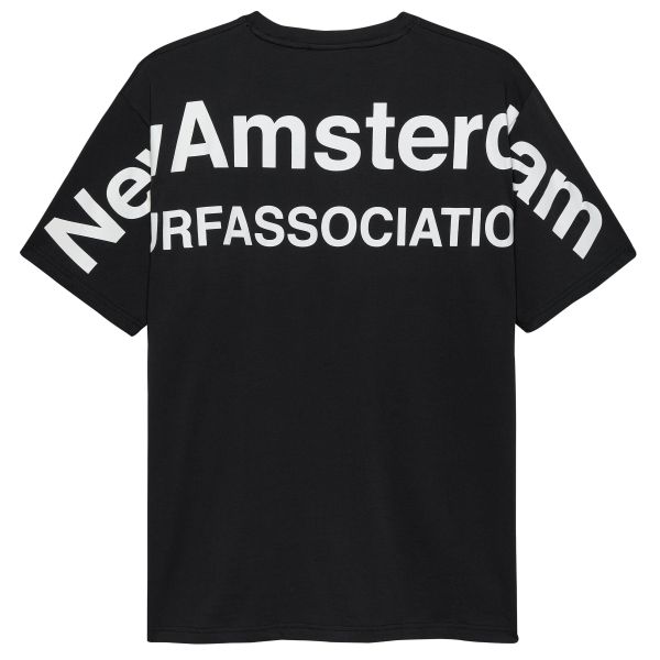 New Amsterdam Surf Association Big Name T-shirt Zwart