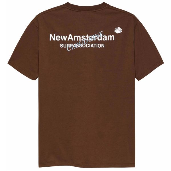 New Amsterdam Surf Association Cloud Nine T-shirt Bruin