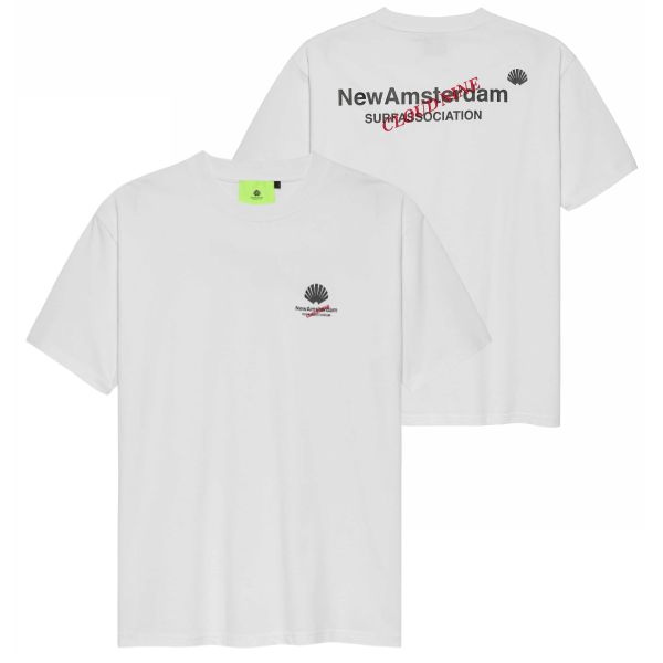 New Amsterdam Surf Association Cloud Nine T-shirt Wit