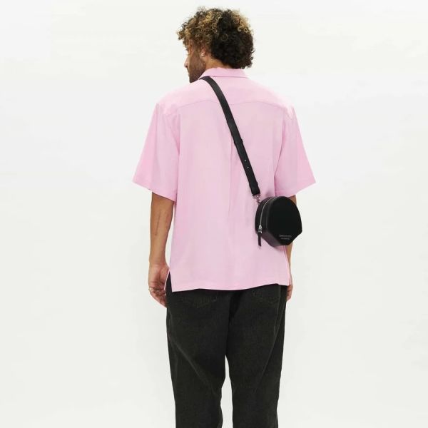 New Amsterdam Surf Association Contrast Stitch Layday Overhemd Roze