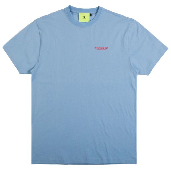 New Amsterdam Surf Association Coral T-shirt Blauw