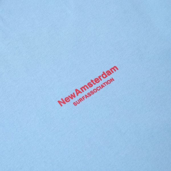 New Amsterdam Surf Association Coral T-shirt Blauw