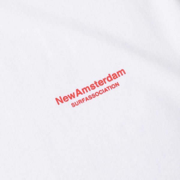 New Amsterdam Surf Association Coral T-shirt Wit