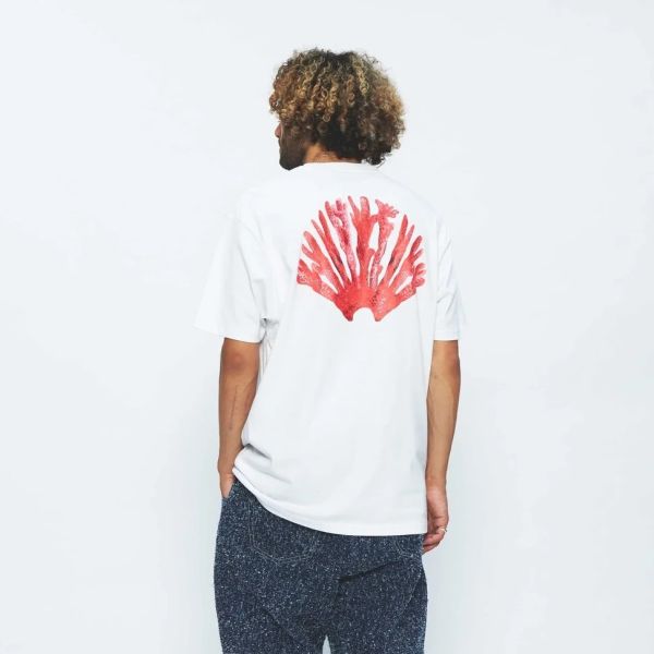 New Amsterdam Surf Association Coral T-shirt Wit