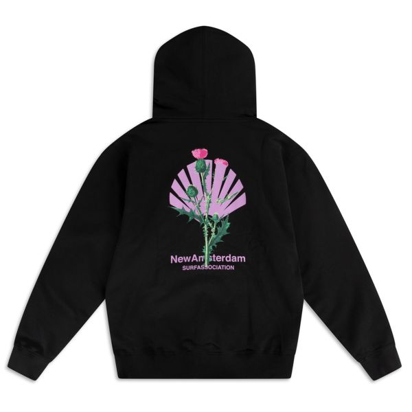 New Amsterdam Surf Association Distel Hoodie Zwart