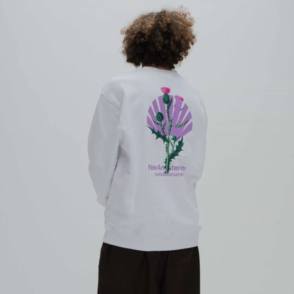 New Amsterdam Surf Association Distel Sweater Wit