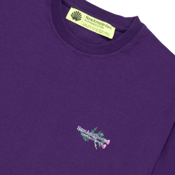 New Amsterdam Surf Association Distel T-shirt Paars