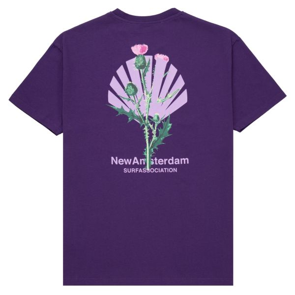 New Amsterdam Surf Association Distel T-shirt Paars