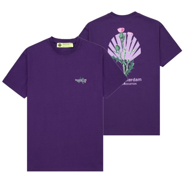 New Amsterdam Surf Association Distel T-shirt Paars