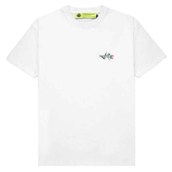 New Amsterdam Surf Association Distel T-shirt Wit