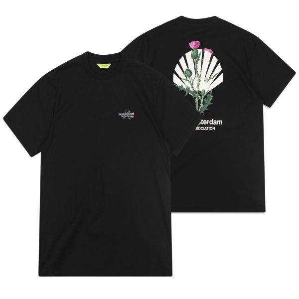 New Amsterdam Surf Association Distel T-shirt Zwart