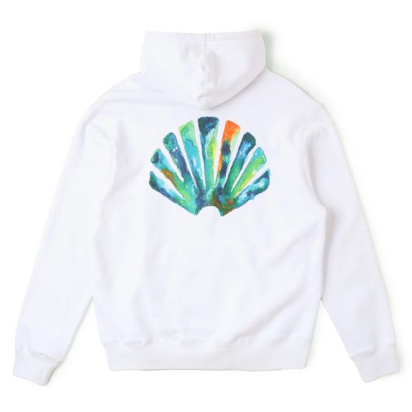 New Amsterdam Surf Association Fishnet Hoodie Wit