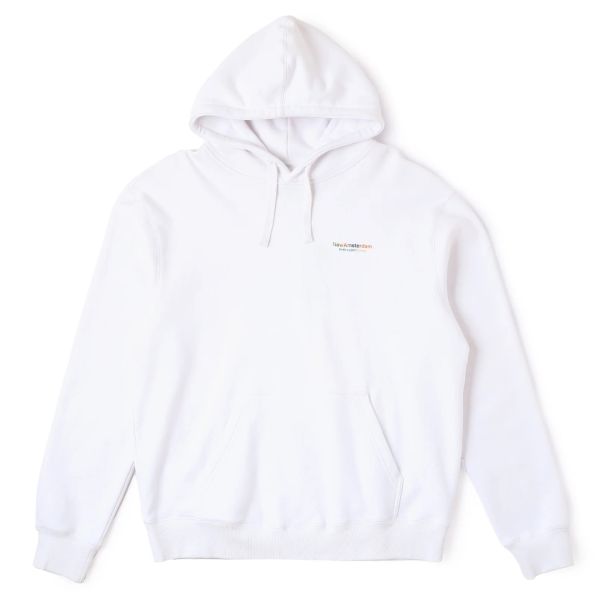 New Amsterdam Surf Association Fishnet Hoodie Wit