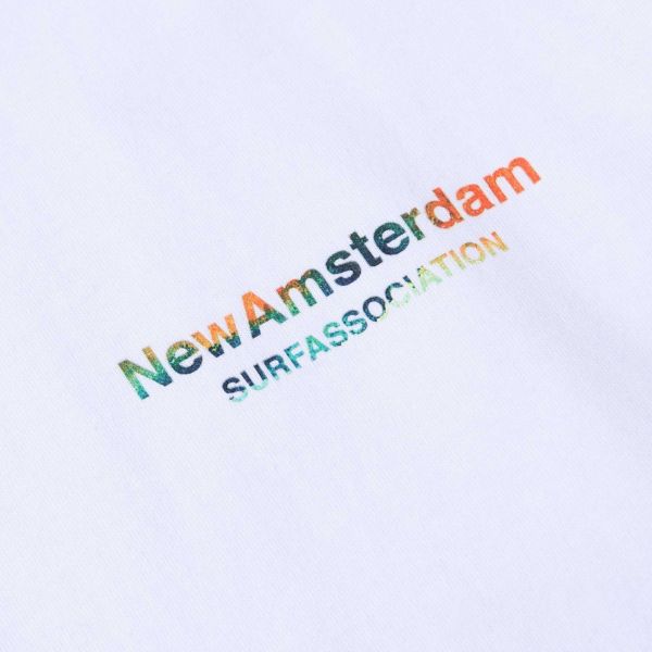 New Amsterdam Surf Association Fishnet T-shirt Wit