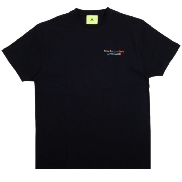 New Amsterdam Surf Association Fishnet T-shirt Zwart