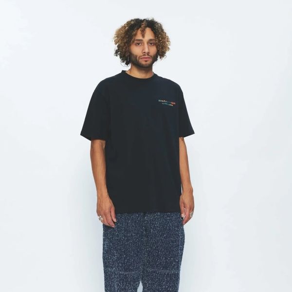 New Amsterdam Surf Association Fishnet T-shirt Zwart