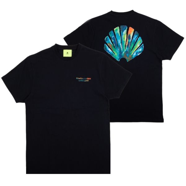 New Amsterdam Surf Association Fishnet T-shirt Zwart