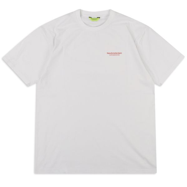 New Amsterdam Surf Association Flood T-shirt Wit