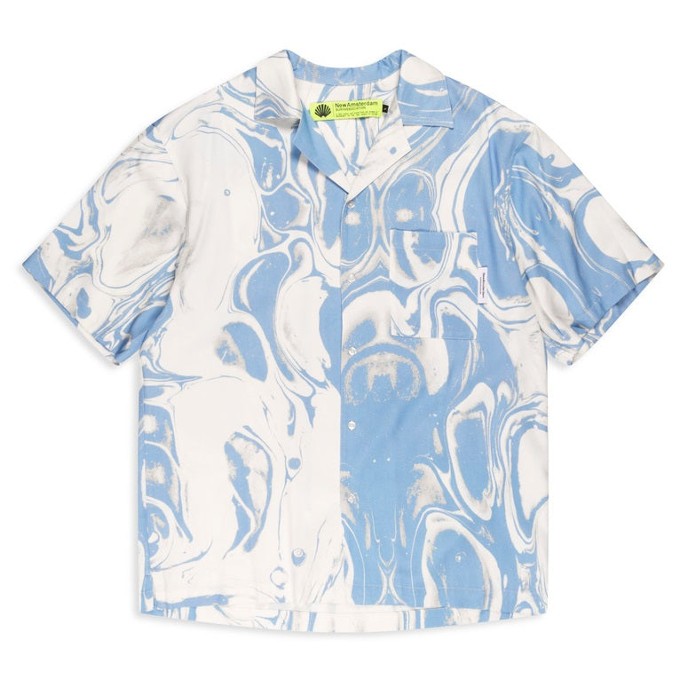 new amsterdam surf association layday overhemd blauw