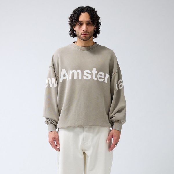 New Amsterdam Surf Association Line Sweater Beige