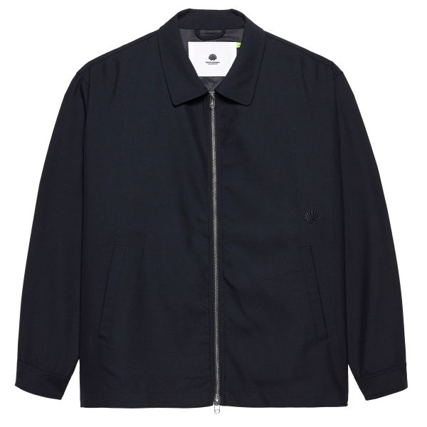 New Amsterdam Surf Association Lined Wool Overshirt Navy