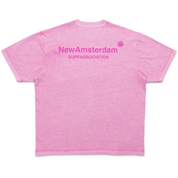 New Amsterdam Surf Association Logo GD T-shirt Roze