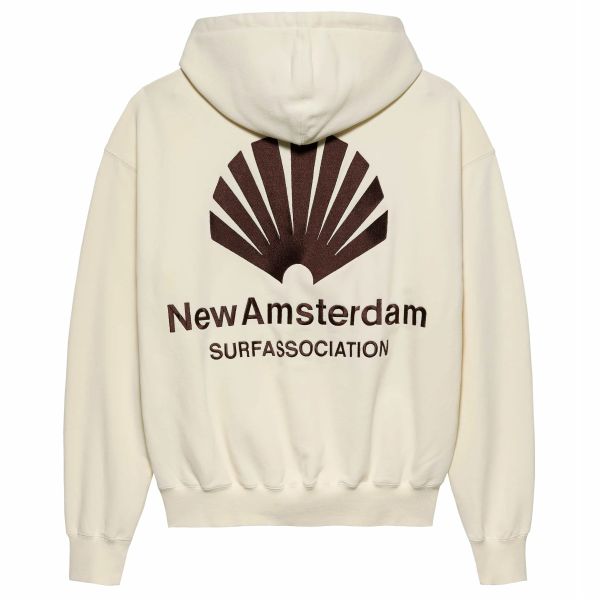 New Amsterdam Surf Association Logo Hoodie Off White