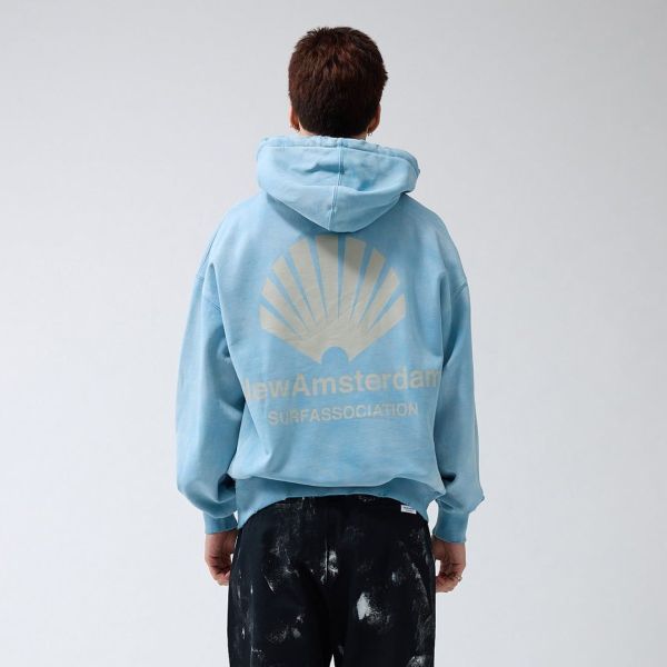 New Amsterdam Surf Association Logo Hoodie Blauw