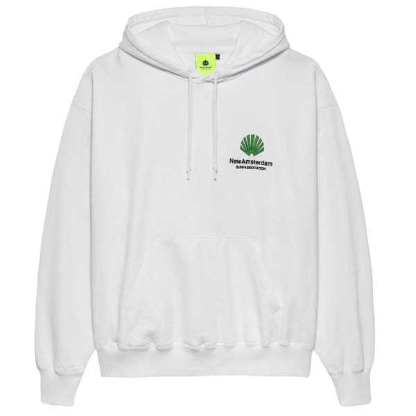 New Amsterdam Surf Association Logo Hoodie Wit
