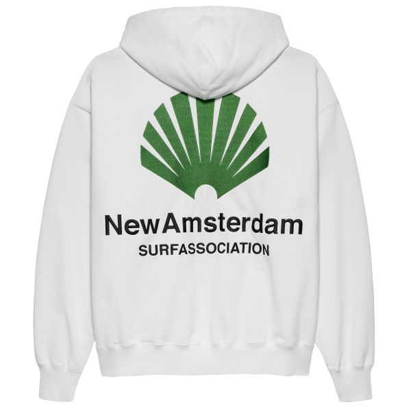 New Amsterdam Surf Association Logo Hoodie Wit