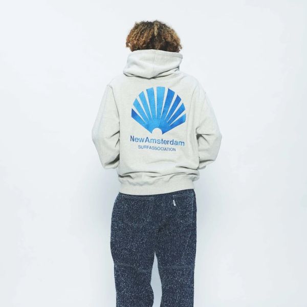 New Amsterdam Surf Association Logo Hoodie Grijs