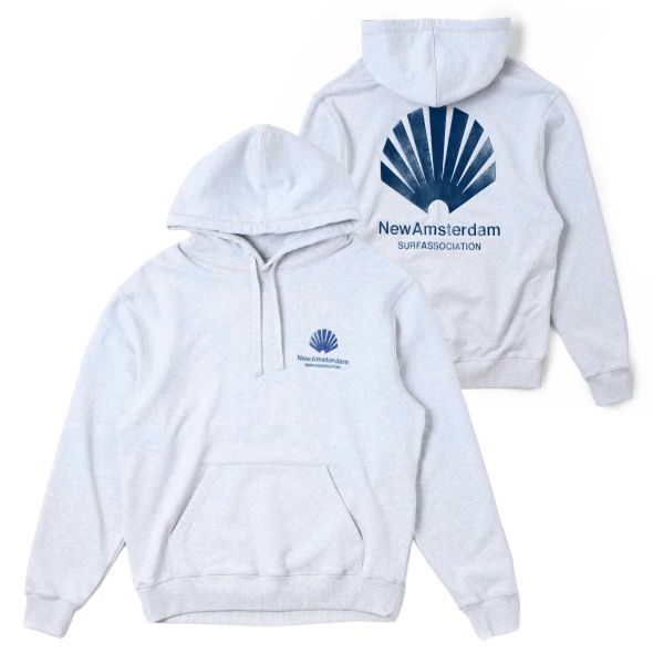 New Amsterdam Surf Association Logo Hoodie Grijs