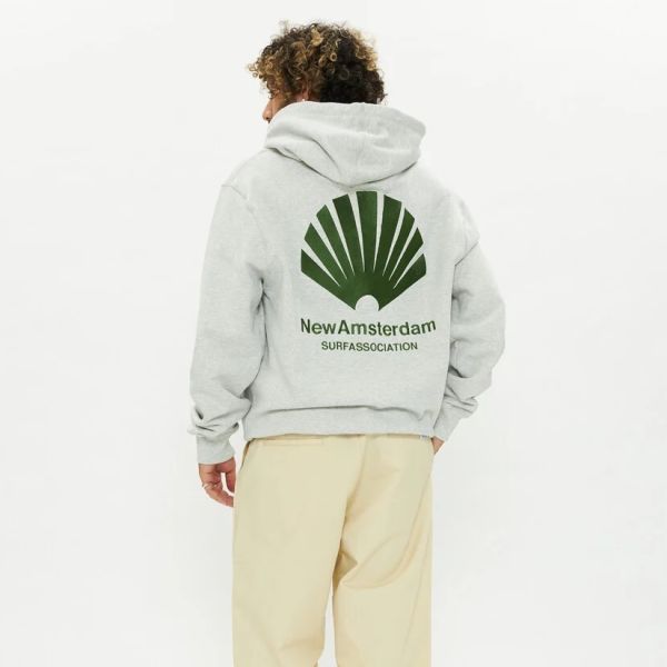 New Amsterdam Surf Association Logo Hoodie Grijs