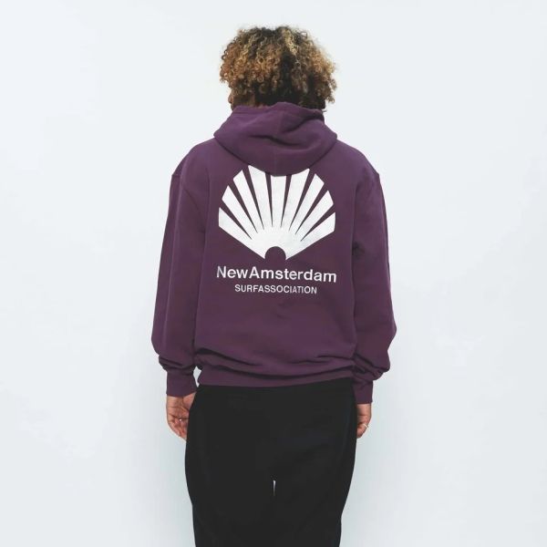 New Amsterdam Surf Association Logo Hoodie Paars