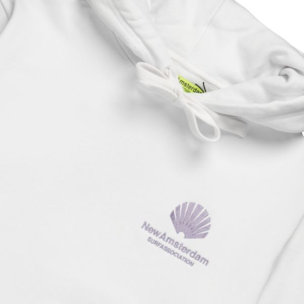 New Amsterdam Surf Association Logo Hoodie Wit